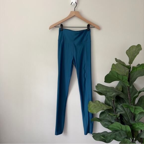 Sweaty Betty Pants - Sweaty Betty Full Length Athletic Leggings Stretch Logo High Waist Pocket Active